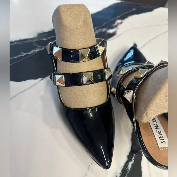 Steve Madden strappy patent kitten heel - Picture 4 of 9